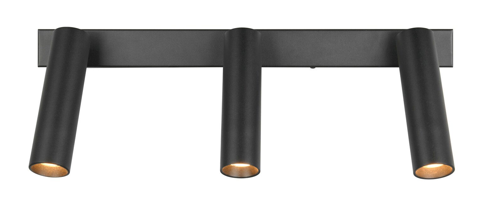 Dreifacher schwarzer Strahler Ambala, Ansicht von vorne