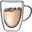 Doppelwandige Glastasse Duo 300ml mit Rosenblüten, seitliche Perspektive
