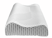 Nackenstützkissen MAXI in seitlicher Perspektive mit ergonomischem Design und atmungsaktiver Struktur