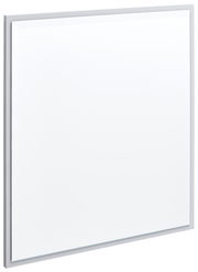 Rechteckiger Spiegel mit schmalem Rahmen, seitliche Perspektive