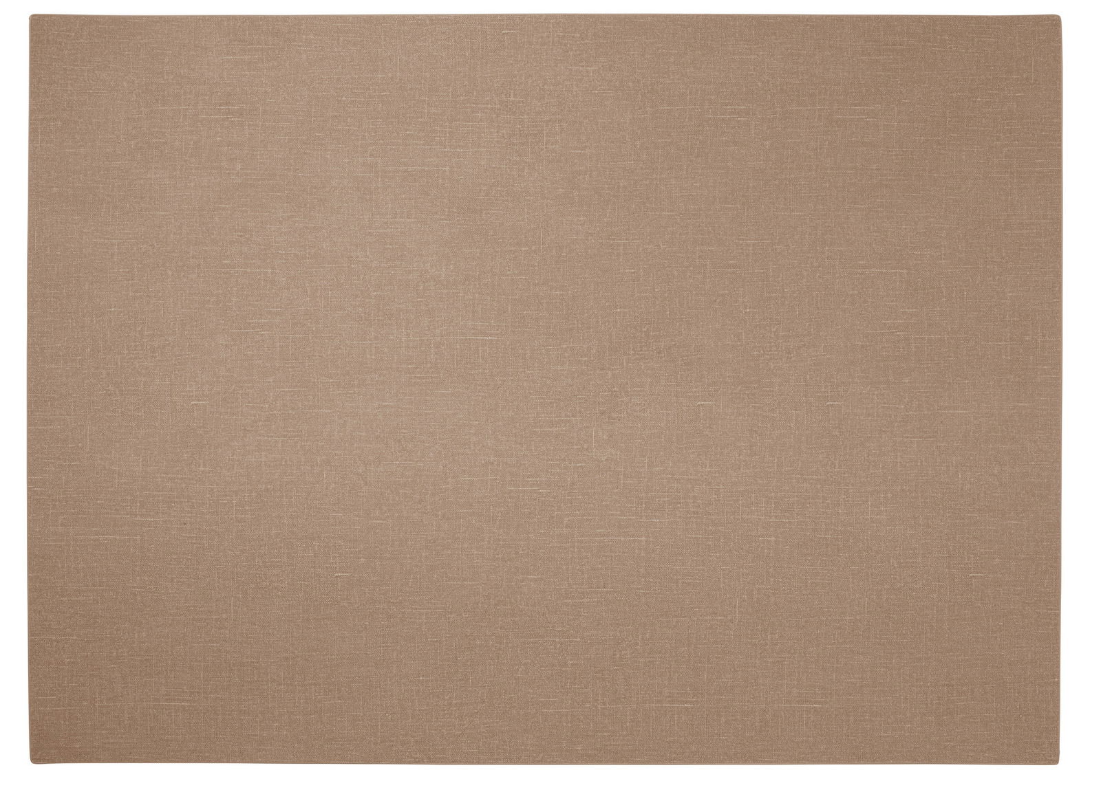 Beige Tischset aus Stoff in rechteckiger Form, Draufsicht