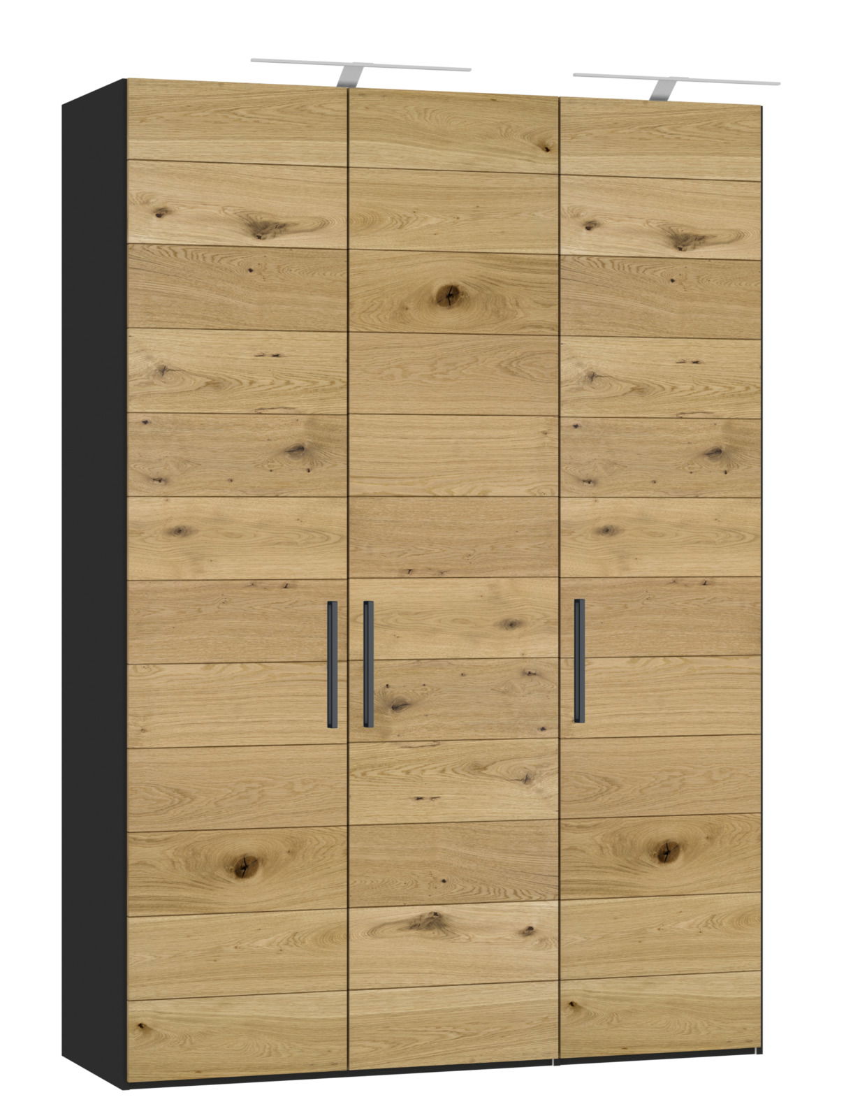 Jutzler Drehtürenschrank 3-trg. JUTZLER Drehtürenschrank 3-türig aus Holz mit natürlicher Maserung, Frontansicht