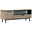 Z2 TV-Lowboard PANAMA TV-Lowboard aus Holz mit schwarzen Akzenten, Frontansicht