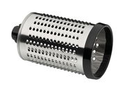 Trommelreibe aus Edelstahl, seitliche Perspektive