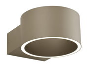 Moderne Wandleuchte PURE Clipse in zylindrischer Form, seitliche Perspektive