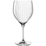 Elegantes Cocktailglas POESIA 750ml mit vertikalen Rillen, seitliche Ansicht