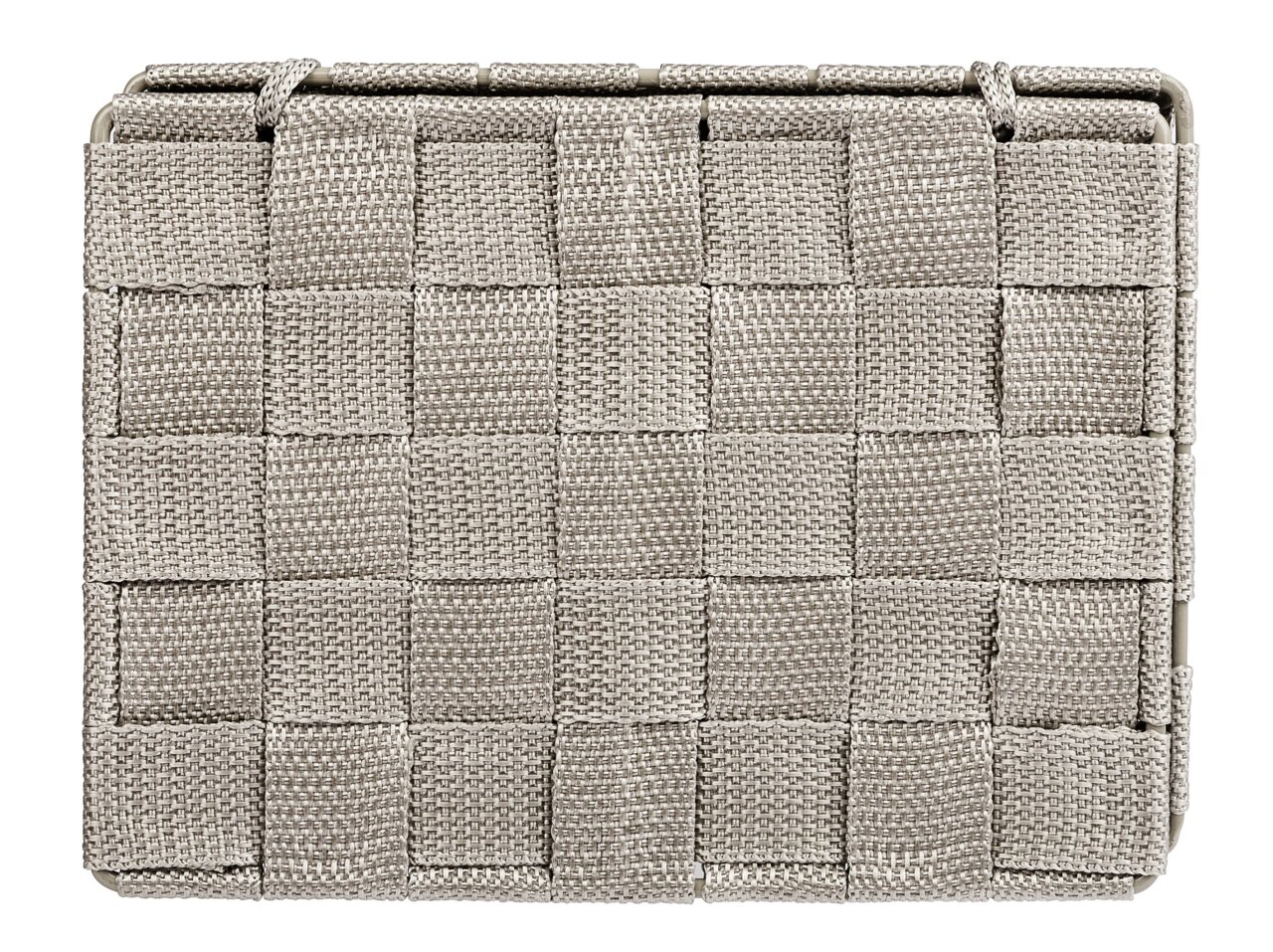 Geflochtener Badkorb Adria mit Deckel, Draufsicht