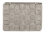 Geflochtener Badkorb Adria mit Deckel, Draufsicht