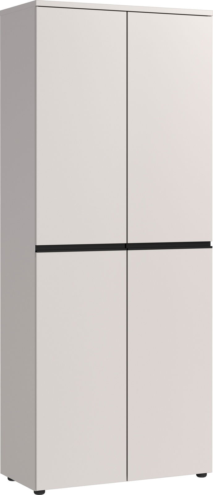 MID.YOU Aktenschrank BEDANO Moderner Aktenschrank mit vier Türen, seitliche Perspektive