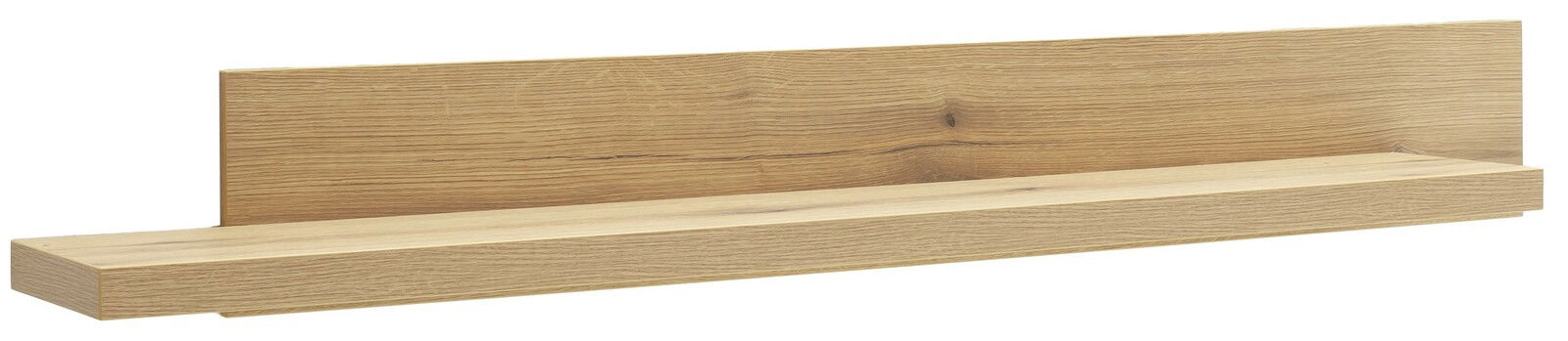 Holz-Wandboard in Eichenoptik, seitliche Perspektive