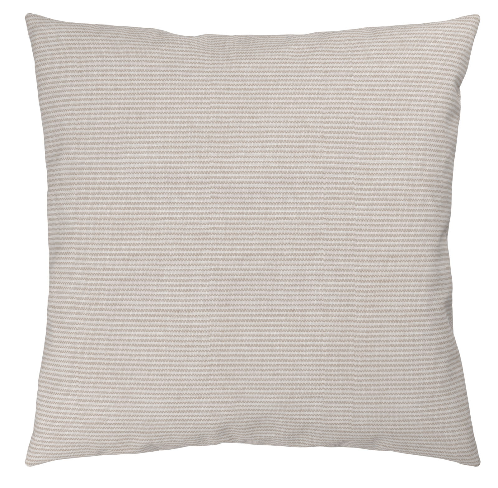 Kissen mit feinem Streifenmuster in Nahaufnahme