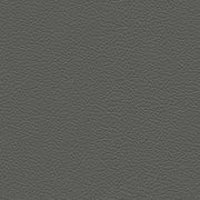 Nahaufnahme von dunkelgrauem Lederbezug, verwendet für Chefsessel.