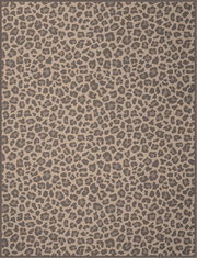Leopardenmuster-Wohndecke in Draufsicht, 150x200cm