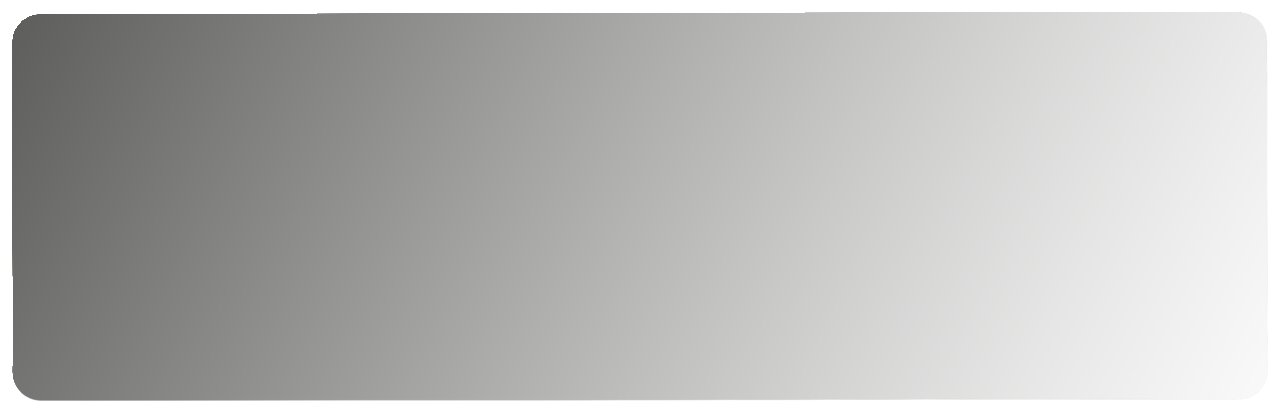 Rechteckiger XXL-Spiegel mit abgerundeten Ecken, Frontalansicht