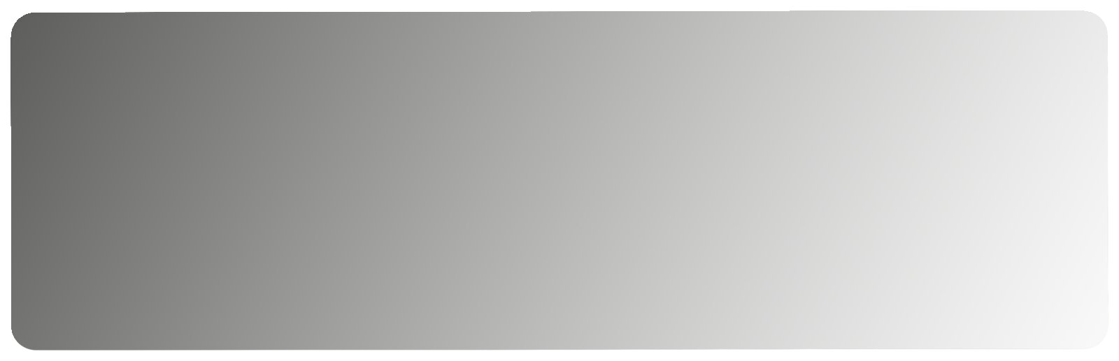 Rechteckiger XXL-Spiegel mit abgerundeten Ecken, Frontalansicht