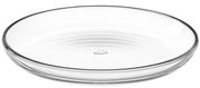 Transparenter Glasteller Cucina 18cm, seitliche Perspektive