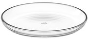 Transparenter Glasteller Cucina 18cm, seitliche Perspektive