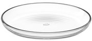 Doorzichtig glazen bord Cucina 18 cm, zijaanzicht