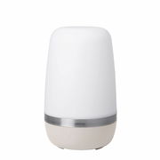 LED Outdoor Leuchte SPIRIT von Blomus, zylindrische Form, weiße Oberfläche, seitliche Perspektive