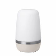 LED Outdoor Leuchte SPIRIT von Blomus, zylindrische Form, weiße Oberfläche, seitliche Perspektive