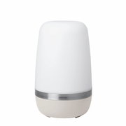 LED Outdoor Leuchte SPIRIT von Blomus, zylindrische Form, weiße Oberfläche, seitliche Perspektive