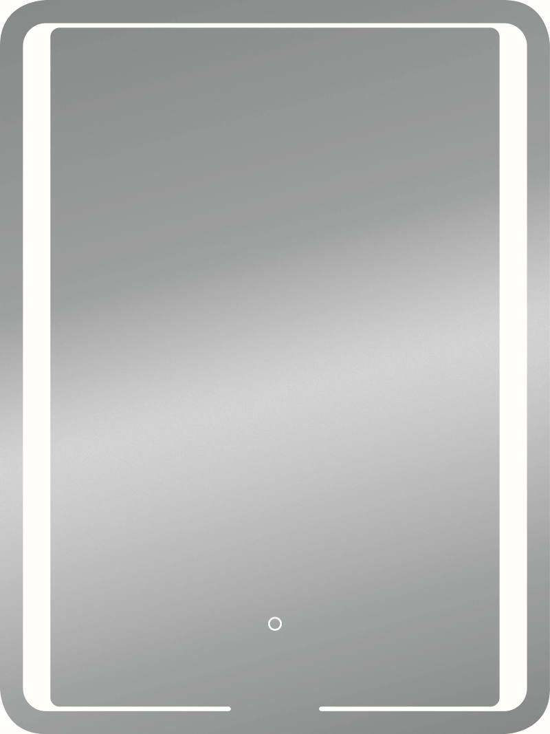 Zurbrüggen LED-Lichtspiegel ROOMLIGHT Rechteckiger LED-Lichtspiegel mit beleuchtetem Rahmen, Frontalansicht