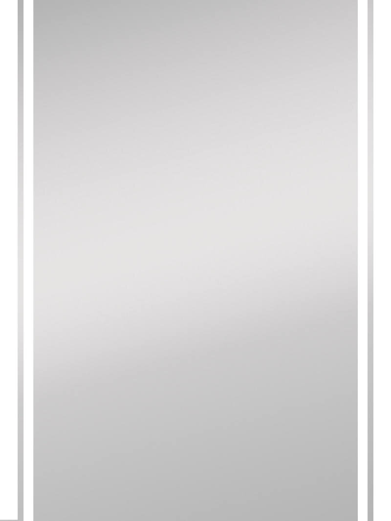 Zurbrüggen LED-Lichtspiegel NEW PARADISO LED-Lichtspiegel in Frontalansicht mit schmalem Rahmen