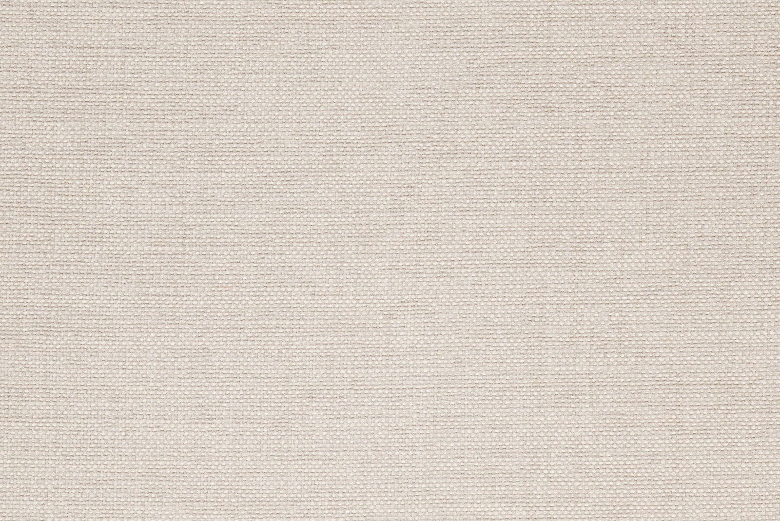 Nahaufnahme eines beigen Stoffes mit feiner Webstruktur, Draufsicht