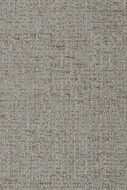 Nahaufnahme eines strukturierten, gewebten Stoffes in Beige- und Brauntönen.