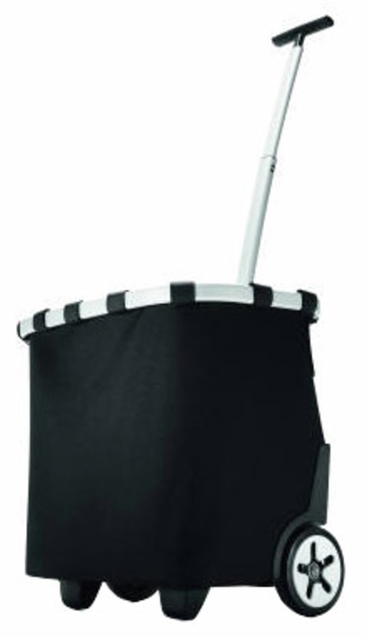 Schwarzer Carrycruiser mit Teleskopgriff, seitliche Perspektive