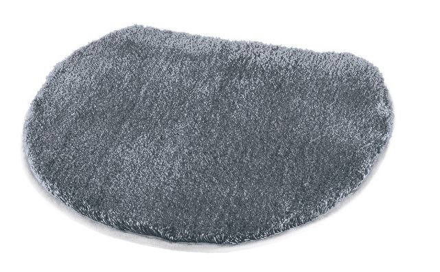 Grauer, weicher Deckelbezug in Draufsicht.