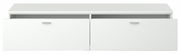 Weißes TV-Lowboard Set one by Musterring TACOMA 2 mit zwei Schubladen, Frontansicht