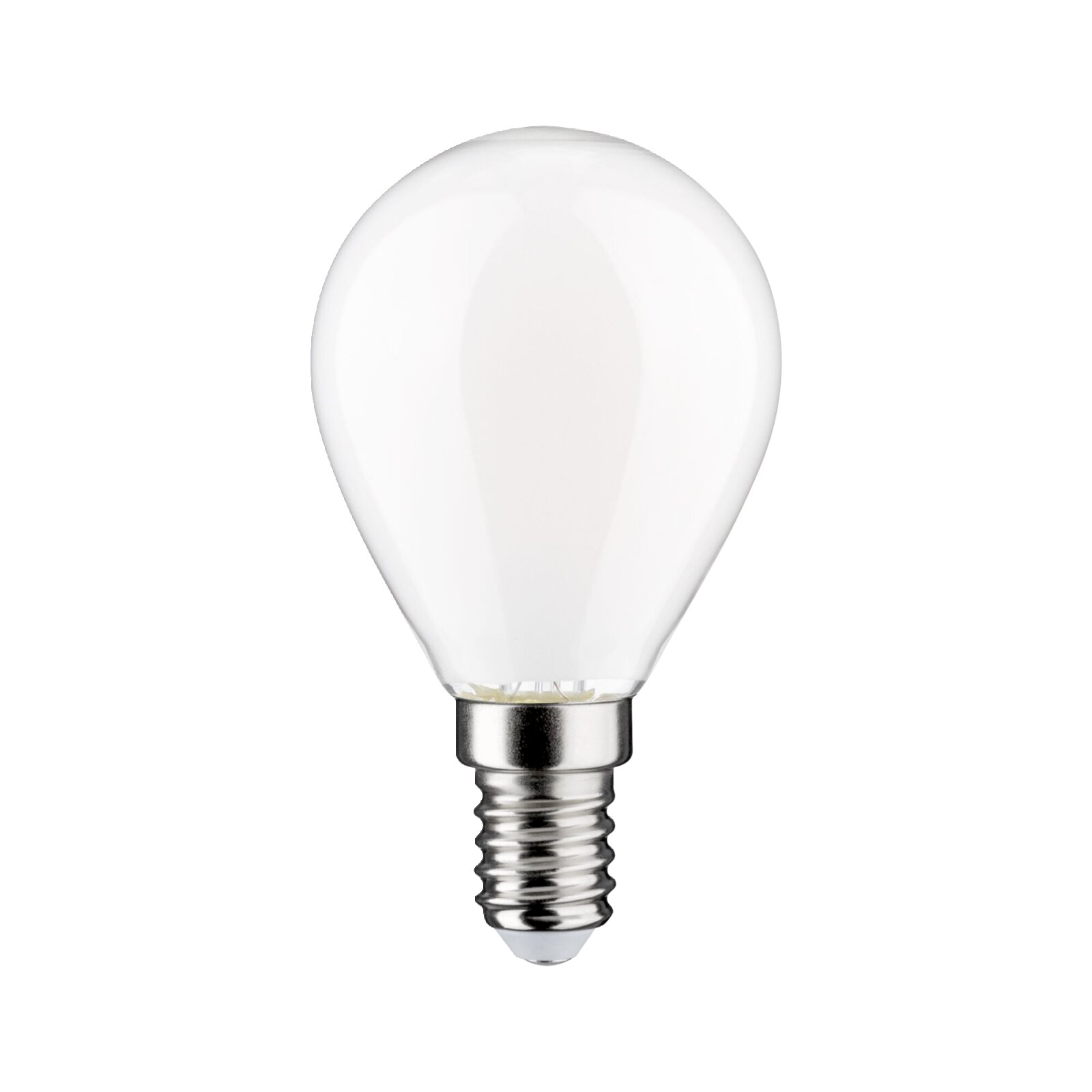 LED Leuchtmittel in klassischer Glühbirnenform, frontal abgebildet