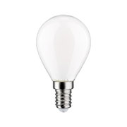 LED Leuchtmittel in klassischer Glühbirnenform, frontal abgebildet