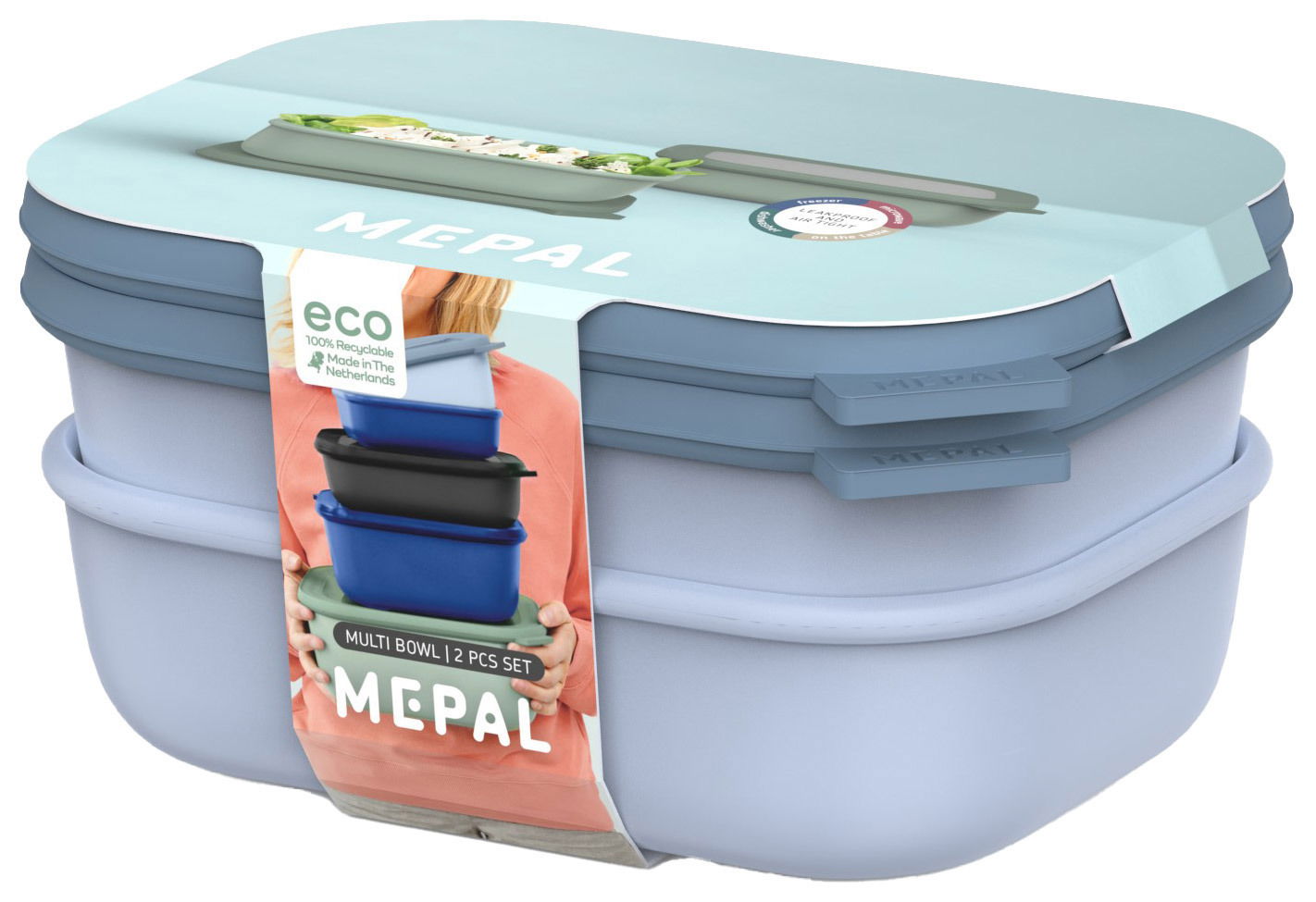 Mepal Frischhaltedosen 2-tlg. CIRQULA Mepal Frischhaltedosen 2-tlg. CIRQULA