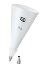 Spritzbeutel-Set mit zwei Tüllen von Dr. Oetker, seitliche Perspektive