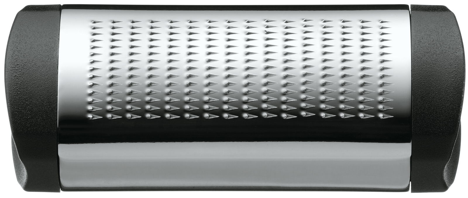 WMF Muskatreibe TOP TOOLS Muskatreibe aus Edelstahl mit schwarzem Griff, seitliche Perspektive