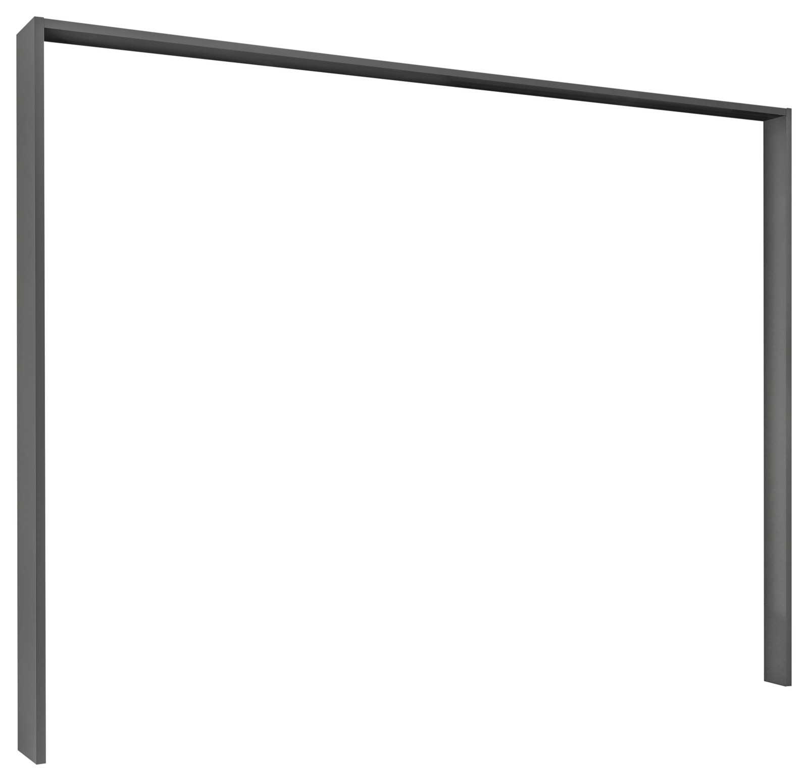 Ti´me Passepartoutrahmen STANFORD Schwarzer Passepartoutrahmen aus seitlicher Perspektive