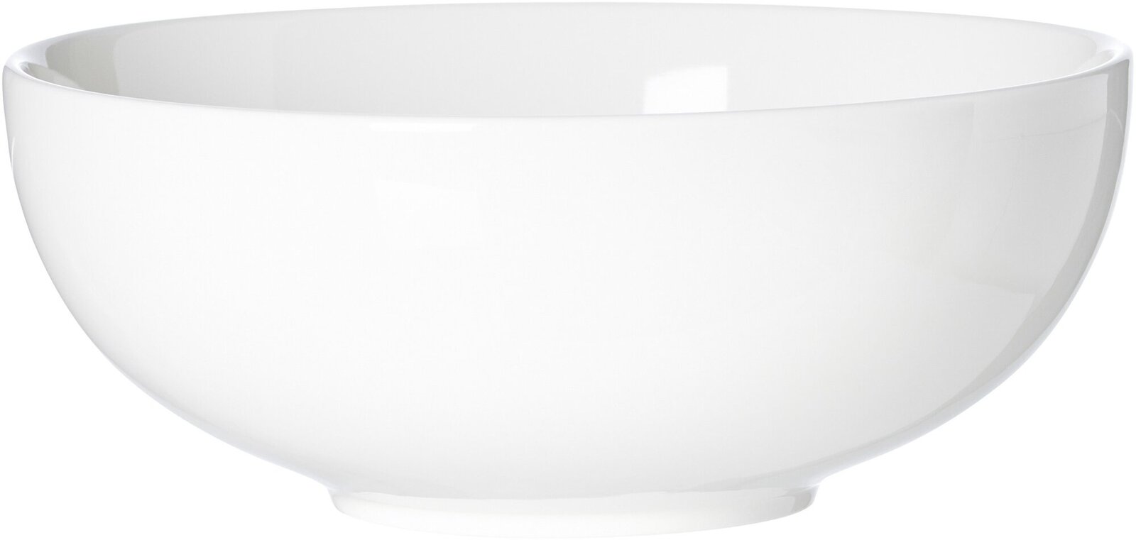 Weiße Servierschale Skagen 20cm, seitliche Perspektive