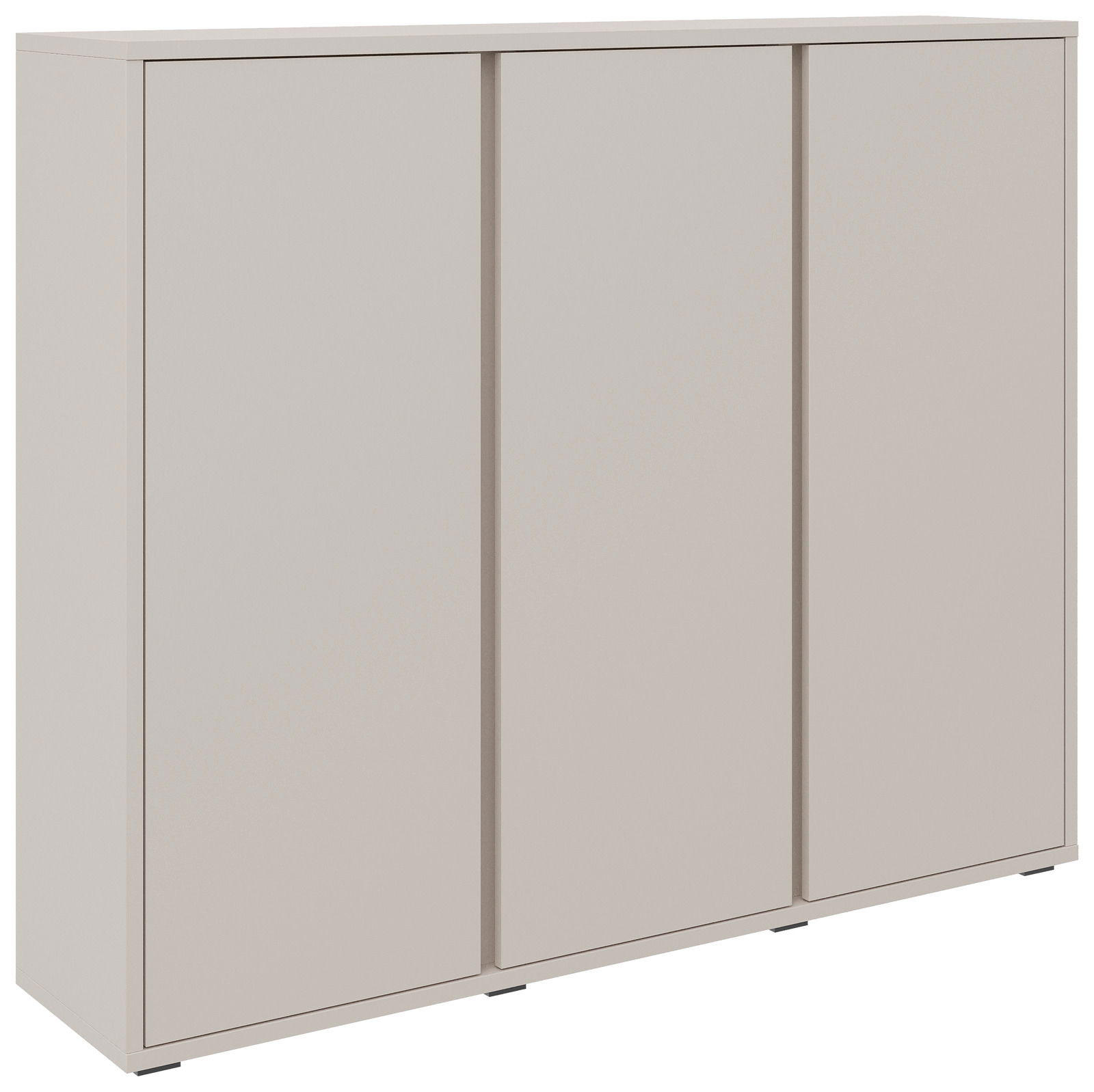 XORA Schuhschrank LIV Moderner Schuhschrank mit drei Türen in minimalistischer Frontansicht