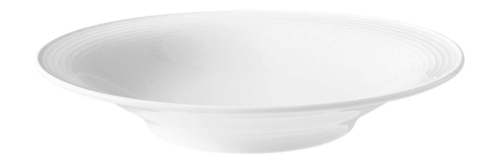 Weißer Suppenteller Seltmann Weiden BEAT, 22,5 cm, seitliche Perspektive