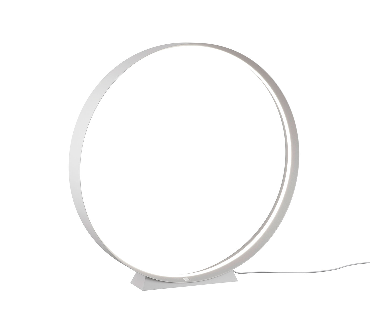 Musterring Stehleuchte LOOP Moderne Stehleuchte LOOP in Ringform, seitliche Perspektive