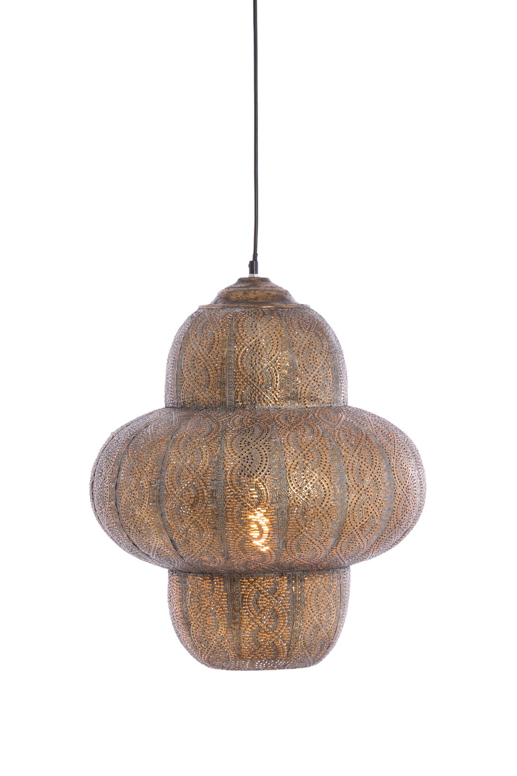 Light&Living Hängeleuchte RYOTA Orientalische Hängeleuchte aus Metall mit filigranem Muster, seitliche Perspektive