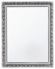Rechteckiger Spiegel mit dekorativem Rahmen, frontal abgebildet, Serie LISSI, ca. 55x70 cm.