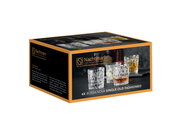 Verpackung der Nachtmann Bossa Nova Gläser, 4-teiliges Set, aus seitlicher Perspektive.