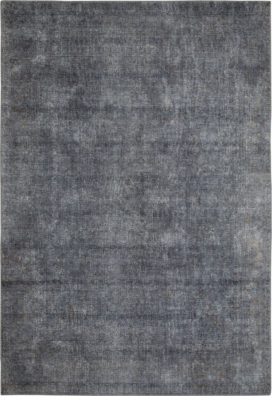 Grauer Teppich der Luxor Living Teppich-Serie PRIMA in Draufsicht