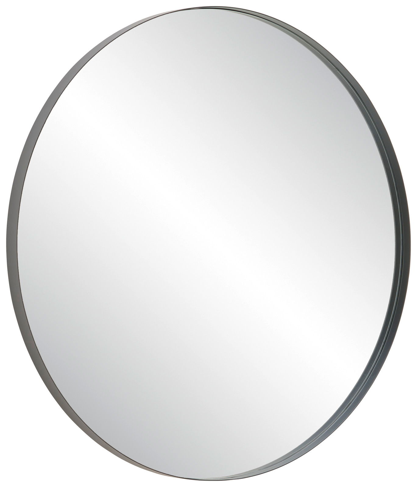 XORA Spiegel TONDO Runder Wandspiegel mit einem Durchmesser von ca. 80 cm, seitliche Perspektive