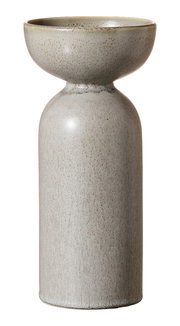 Graue Vase Imperia, 26,4 cm hoch, in frontaler Ansicht