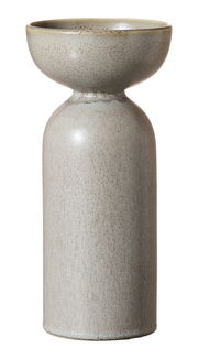 Graue Vase Imperia, 26,4 cm hoch, in frontaler Ansicht