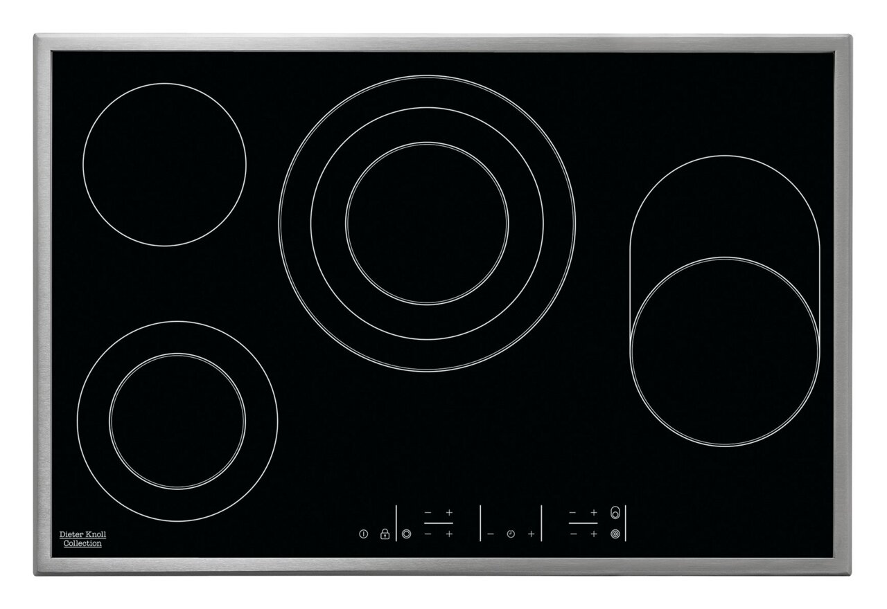 Dieter Knoll Glaskeramikkochfeld DKEV8648XB Glaskeramikkochfeld mit vier Kochzonen, Draufsicht